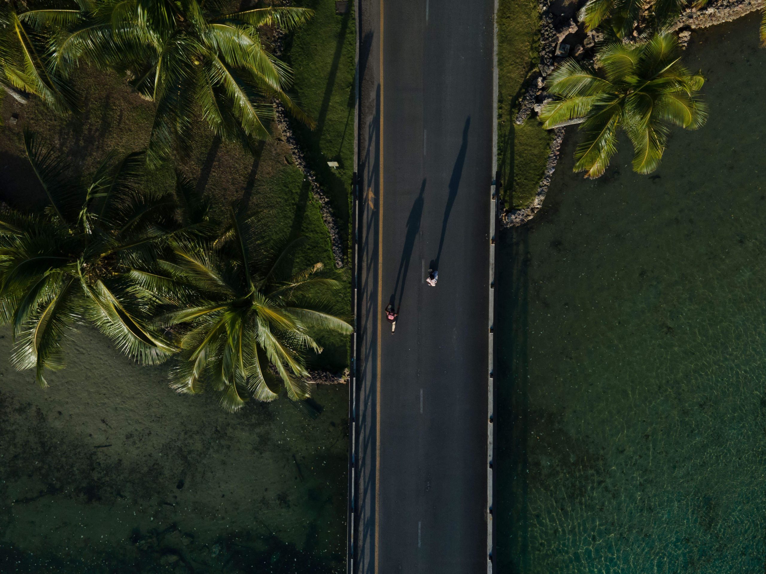 Doing tricks near the bridge entrance to Shangri-La Fijian Resort