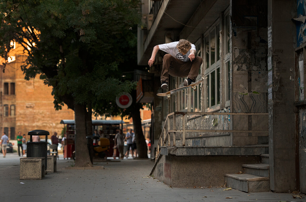 Wes Kremer fs shifty flip My good friend and one of everybody´s favorite skater, killing it in Mitrovica, Kosovo